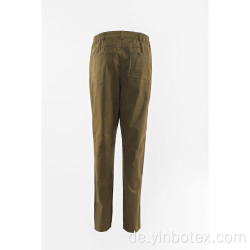 Damen Dark Khaki gerade Hose